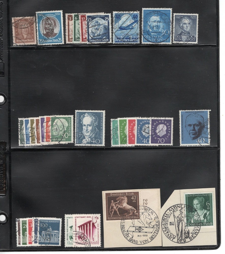 GERMANY NICE USED STAMP COLLECTION WITH BETTER ITEMS