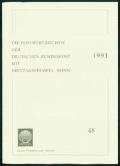 GERMANY FOLDER 1991/48 WEIHNACHTEN CHRISTMAS NOEL NAVIDAD