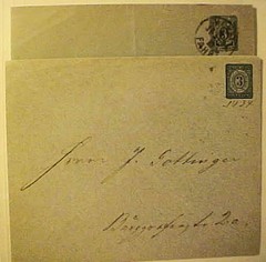 GERMAN 2 ENTIRES LOCAL POST 1880’s-1890’s