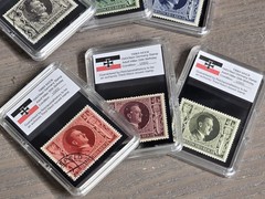 Adolf Hitler 54th Birthday 1943 Nazi German WW2 NSDAP Complete Stamp Set