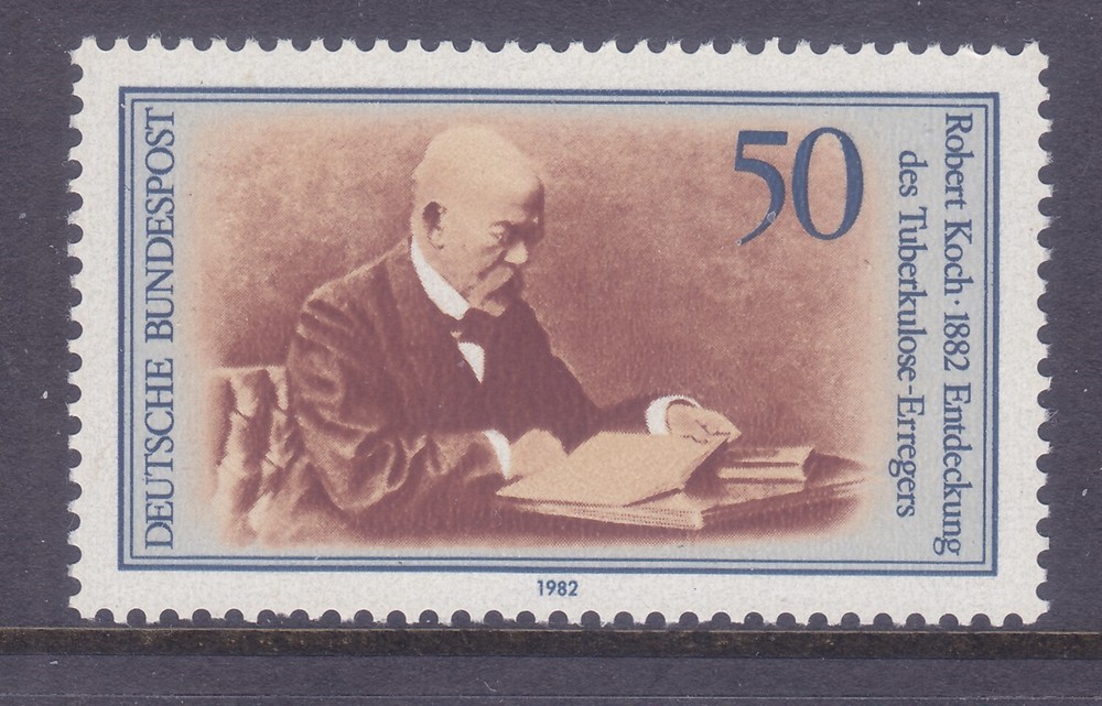 Germany 1370 MNH 1982 Robert Koch – Discoverer of Tubercle Bacillus