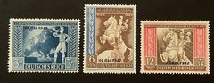 Travelstamps: Germany Stamps Scott #B212-B214 European Postal Asso. Agreement MH
