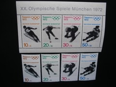 Germany 1971-72- Two Complete Years of 93 Stamps + 3 Souvenir Sheet MNH and Used
