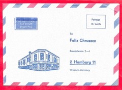 GERMANY Unposted Air Mail Envelope K-137