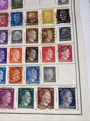 GERMANY ~several (100) German Stamps ~ c.1920’s Full Page 2 Side