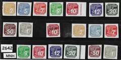MNH stamp sets 1939 1940 & 1943 Newspaper German Occupation of BaM WWII #2642
