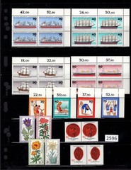 (2596) Germany West, Selection of MNH sets, see description and image