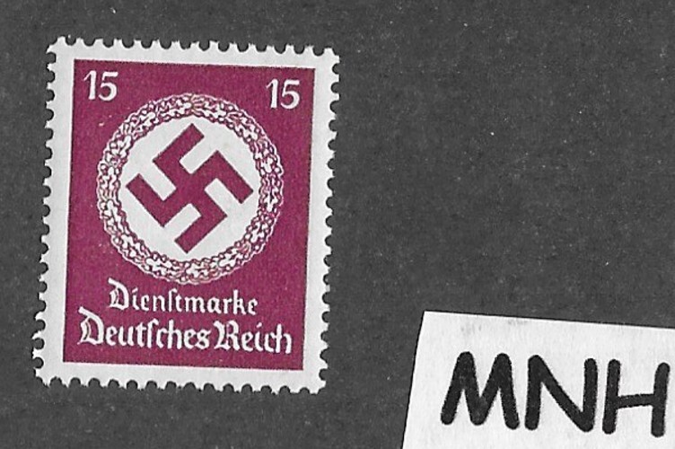 MNH stamp Sc 087 1934 PF15 Large Swastika Third Reich era Germany Official
