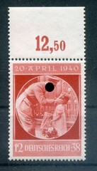 DR-3.Reich 744OR Oberrand MNH Postfrisch 16EUR Michel 744OR (y80403