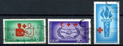 Germany – DDR : Blood donation set from 1966 – used / CTO