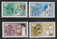 Germany 1986 Sc # B 643-46 Vocational Training MNH OG