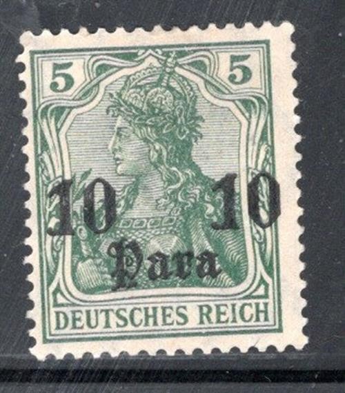 GERMANY GERMAN DEUTSCHES REICH TURKEY STAMP OVERPRINT MINT HINGED 1396CD