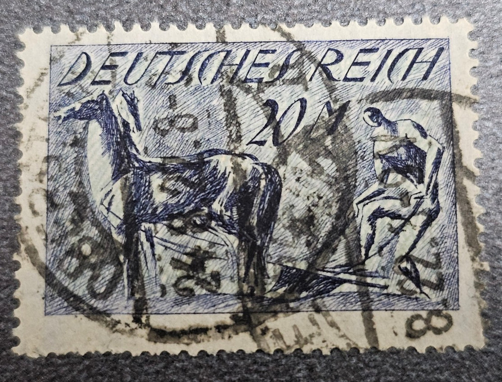 Stamp Germany Deutsches Reich 20 Mark 1922 Mi. Nr. 176 [🇩🇪38984]