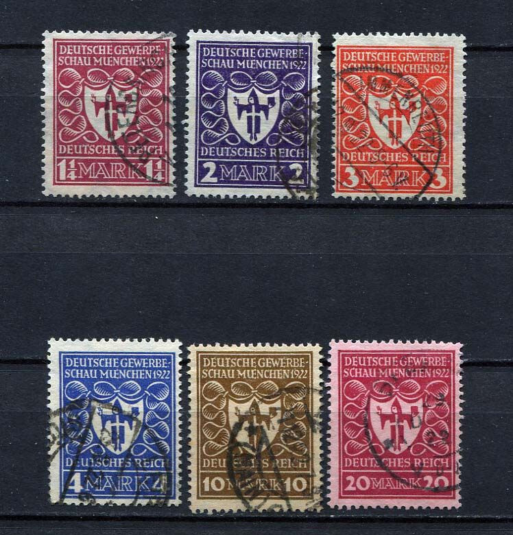 German Reich : Munich industrial fair set from 1922 – used
