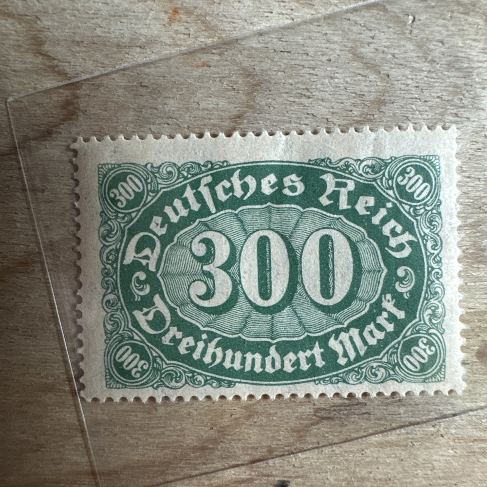 Stamp Germany Deutsches Reich 300 Mark 1922 Mi. Nr. 221 WZ 1 (25699)