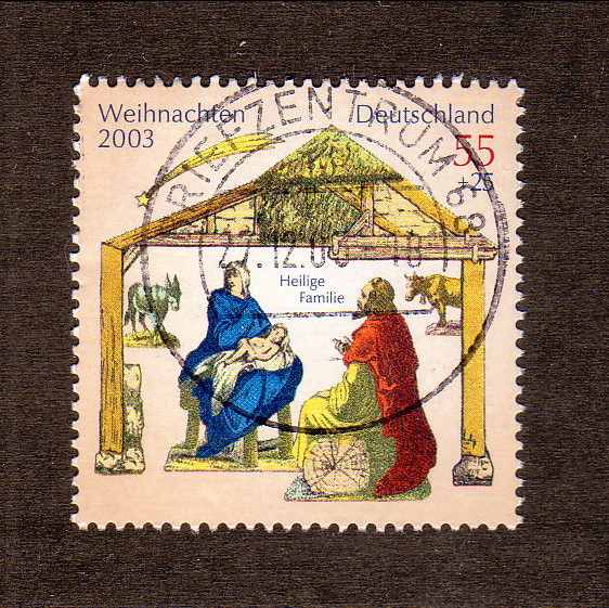 2003 Germany #B929 Used Christmas Holy Family