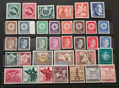WW2 Nazi German Third Reich NSDAP Swastika Hitler Head Stamp Matched Den + Sets
