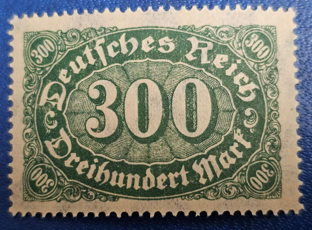 Stamp Germany Deutsches Reich 300 Mark 1922 Mi. Nr. 249 WZ 2 [🇩🇪35687]