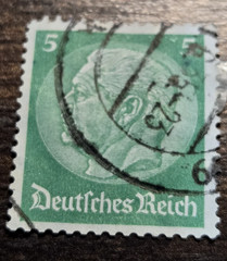 German Deutsches Reich Paul Von Hindenburg 16 Stamp Set – 1933