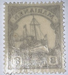 Travelstamps: MARIANEN STAMPS Kaiser’s Yacht Mint ORIGINAL GUM NH WMK