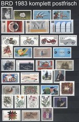 West-Germany / FRG / BRD Complete Yearsets 1980-1989 MNH Stamps, Mi. 1033-1443
