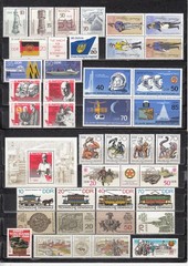 East Germany GDR DDR 1986 – complete year set + 2 minisheets – MNH
