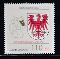 GERMANY Aid to Flood Victims in Brandenburg MNH stamp