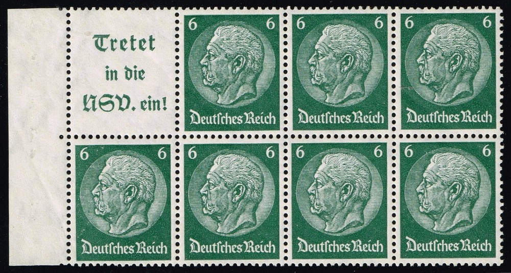 Germany Scott 419b booklet pane MNH
