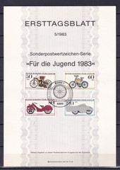 Bundesrepublik ETB 1168-71 Scott B605-8 Automobiles