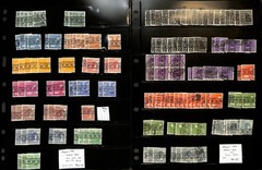 Germany Stamp Collection on 14 Stock Pgs, 1948 #585..633 WWII British Zone (KC)