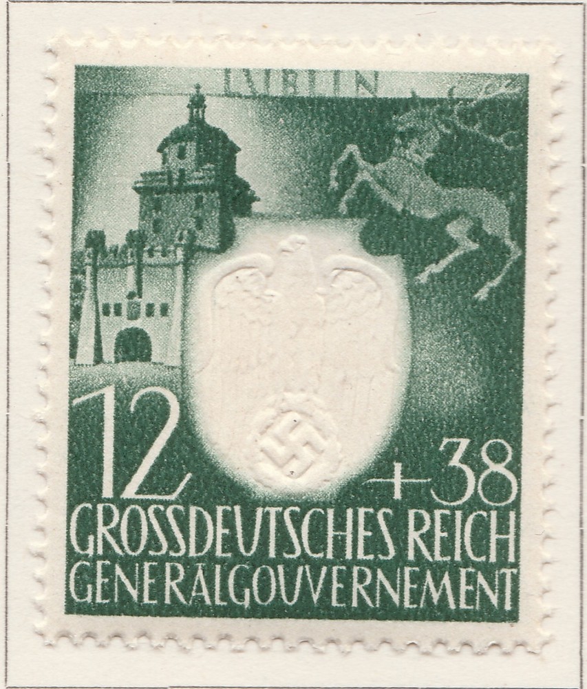 Germany WWII General Government 1943 12gr MH* A30P40F45351