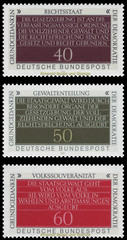 EBS Germany 1981 – Democracy (I) – Michel 1105-1107 – MNH**