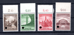 DR-3.Reich 665/68OR Upper Border MNH Post Fresh (GA4227