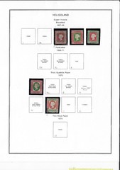 Heligoland collection 22 items M/U mounted on specialist pages CV $1,345- (a10k7