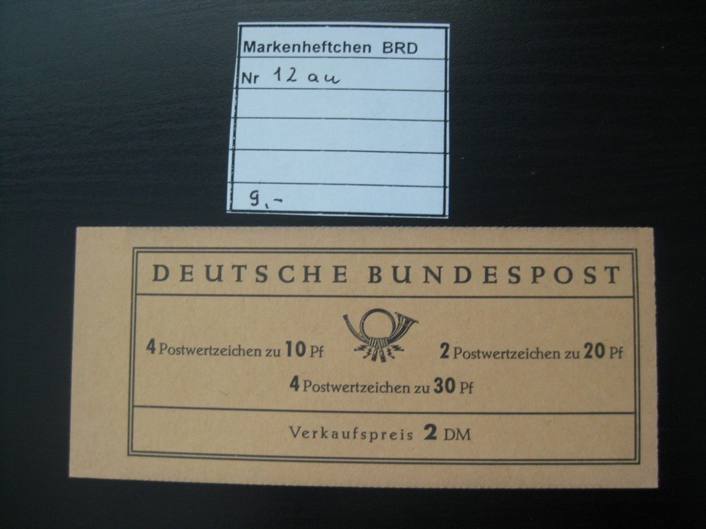 GERMANY Mi. #MH 12au scarce mint MNH stamp booklet! CV $10.80
