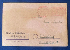 JOHN’S DEALS – GERMANY – 1978 METER MAIL FROM BAMBERG TO DUSSELDORF