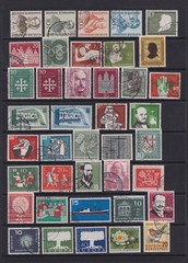 West Germany, Unified Stamps Used inc 1954 – 59 Almost complete. Cat approx £750