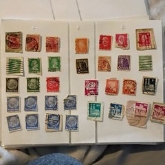 33 Germany Deutsches Reich/Deutsche Post Used Postage Stamp Lot 2-12 Pf