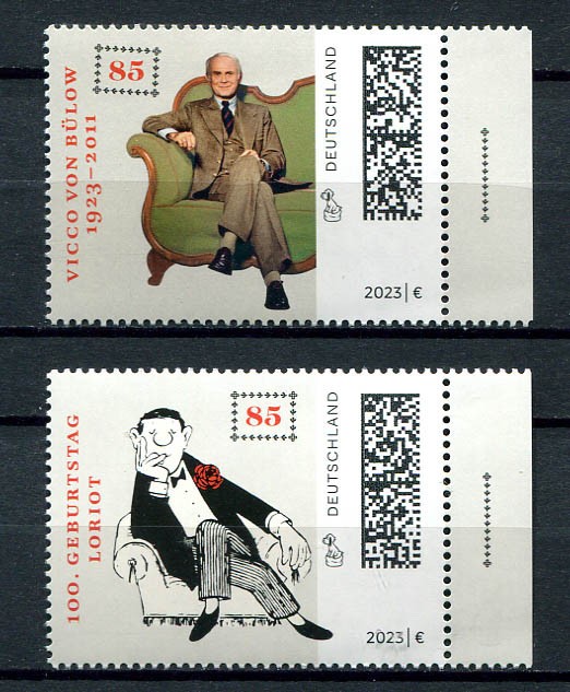 Germany – BRD : Loriot birthday set from 2023 – mint NH