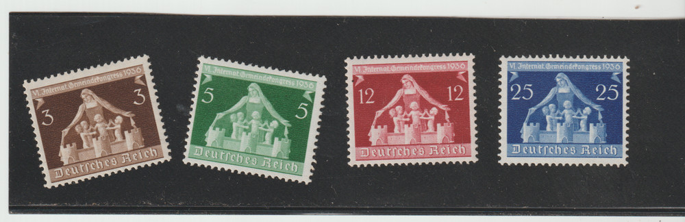 Germany Scott #473-647 MNH 1936 Congress of Municipalities CV.$15.00