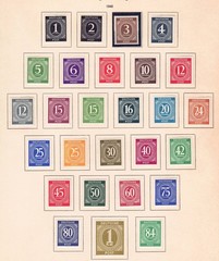Germany – 1945-49, Numeral issues, 1pf-to-1M, in a variety of colors, MH