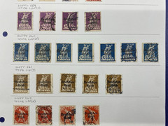 Germany States, Bavaria, Used – hinged on one album page, 1920.