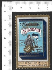 Germany STANDART LACK-BRONZE vintage advertisement poster stamp