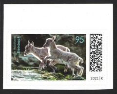 GERMANY: BABY WILDLIFE – STEINBOCK 2021 – MINT SELF-ADHESIVE (G4)