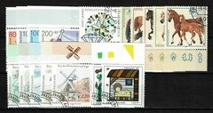 Lot from the year 1997, 5 complete issues, stamped, Mi. 44.90