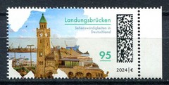 Germany – BRD : St. Pauli landing bridges stamp from 2024 – mint NH