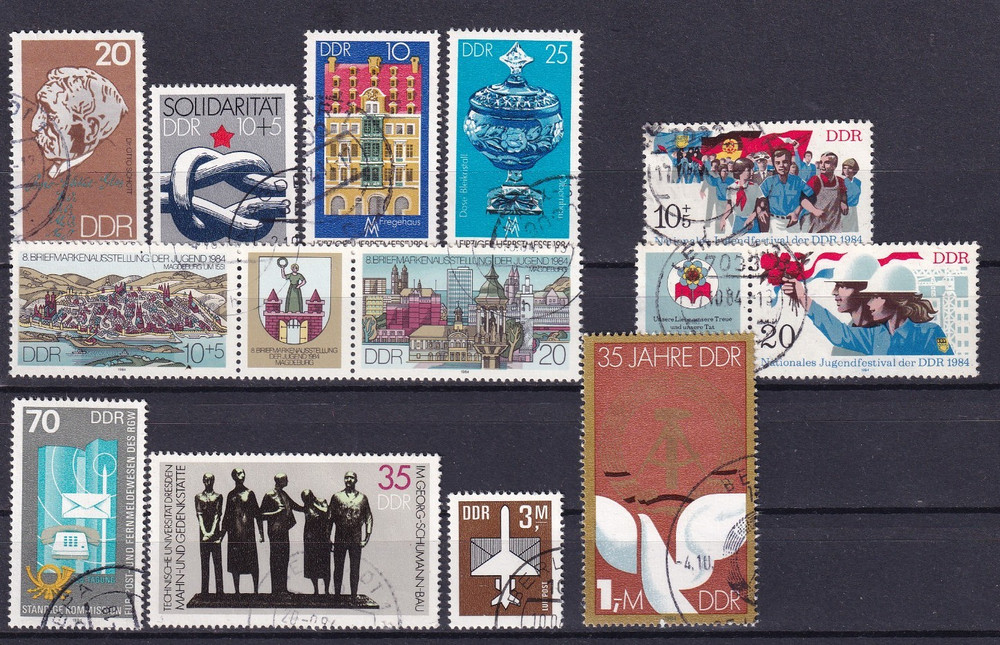 DDR used issues from 1984