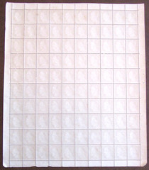 Deutsches 3rd Reich German Hitler 3 Full Sheets Stamps Hitler Head 30PF