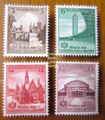 EBS Germany 1938 – Athletics Championships – Breslau – Michel 665-668 – MNG (*)