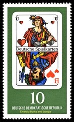 EBS East Germany DDR 1967 – Historic Playing Cards – Michel 1298-1301 MNH**